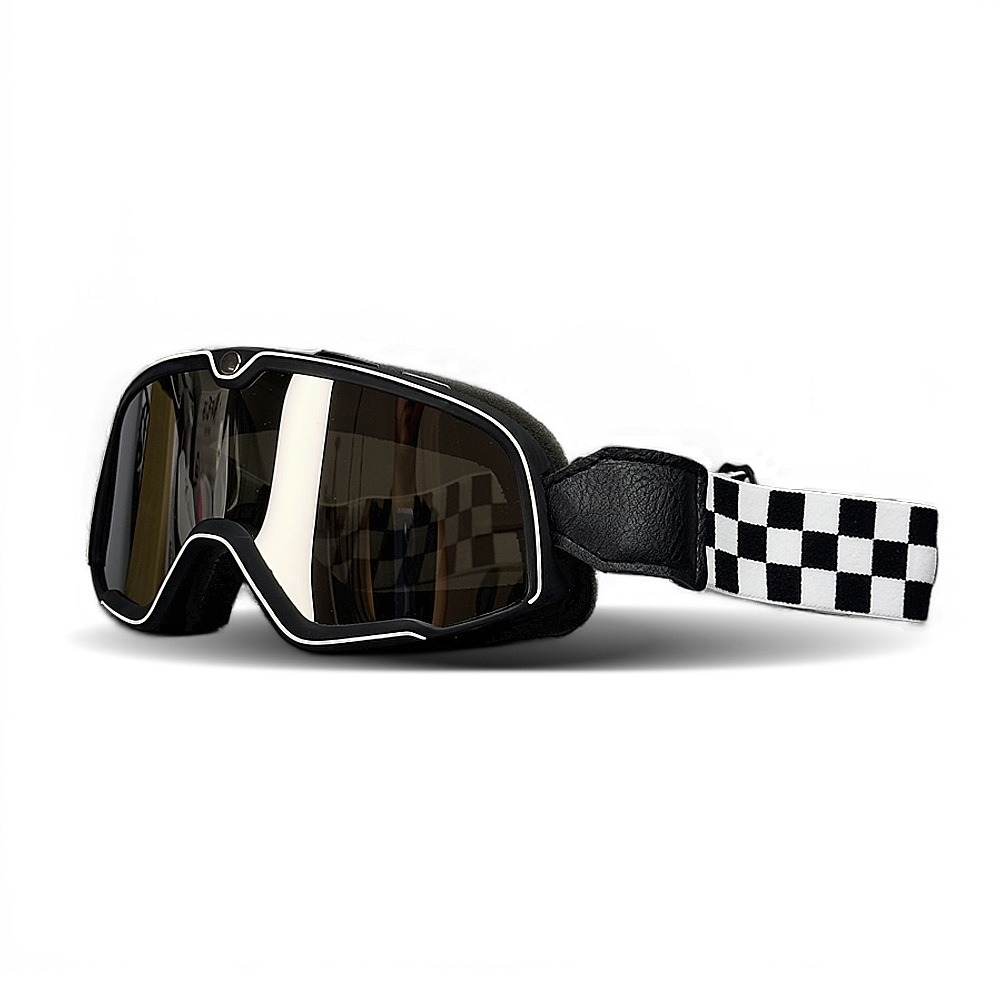 Motorcycle Gear Vintage - Retro capacete da motocicleta piloto óculos