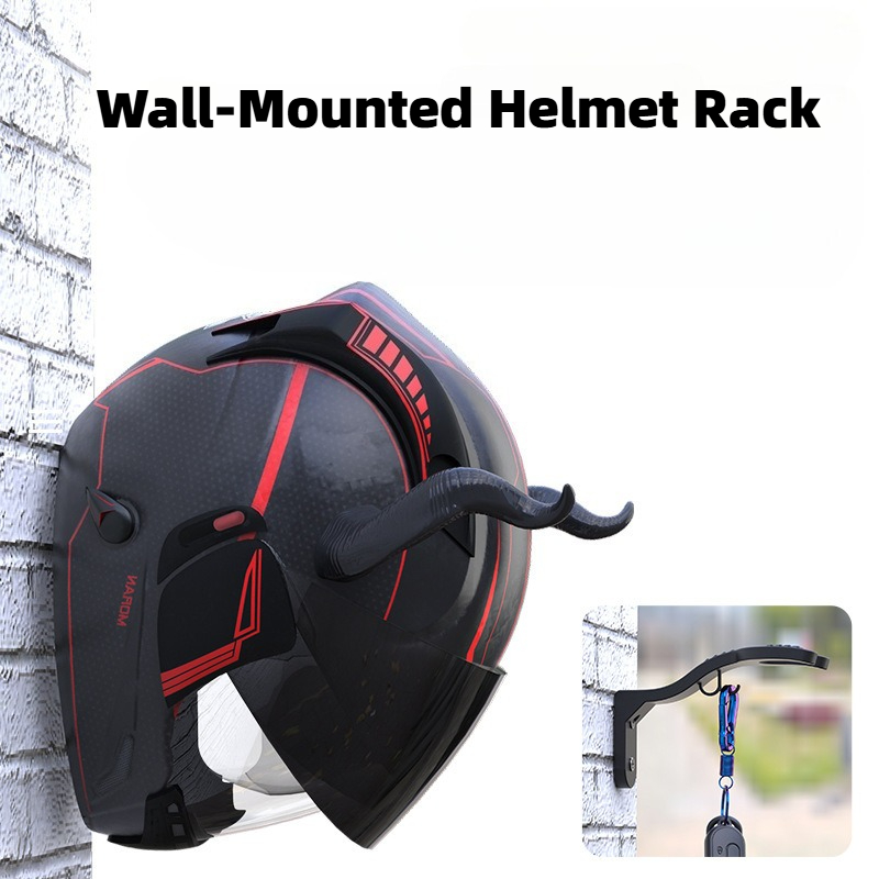 Motorcycle Gear Hanger - Suporte de Parede Multiuso para Capacete
