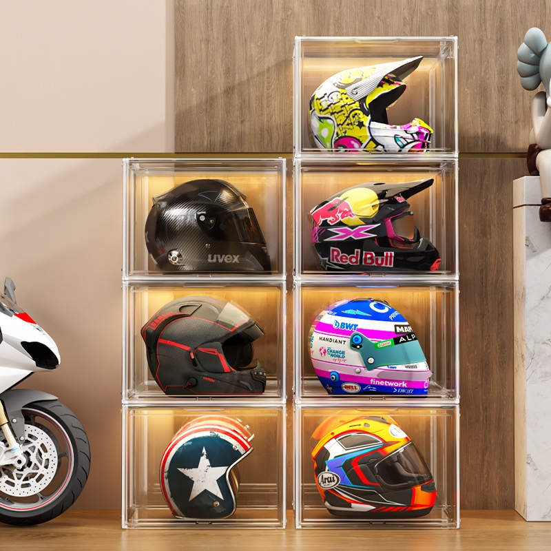 Motorcycle Gear Display Rack - Suporte para Armazenamento de Equipamentos de