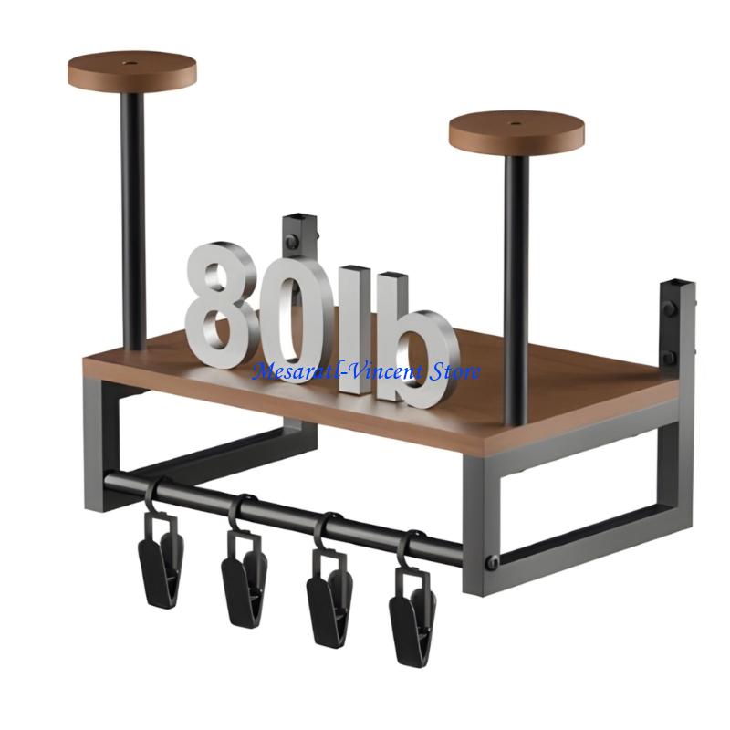 Motorcycle Gear Display Rack - Rack parede para capacete resistente A70F,