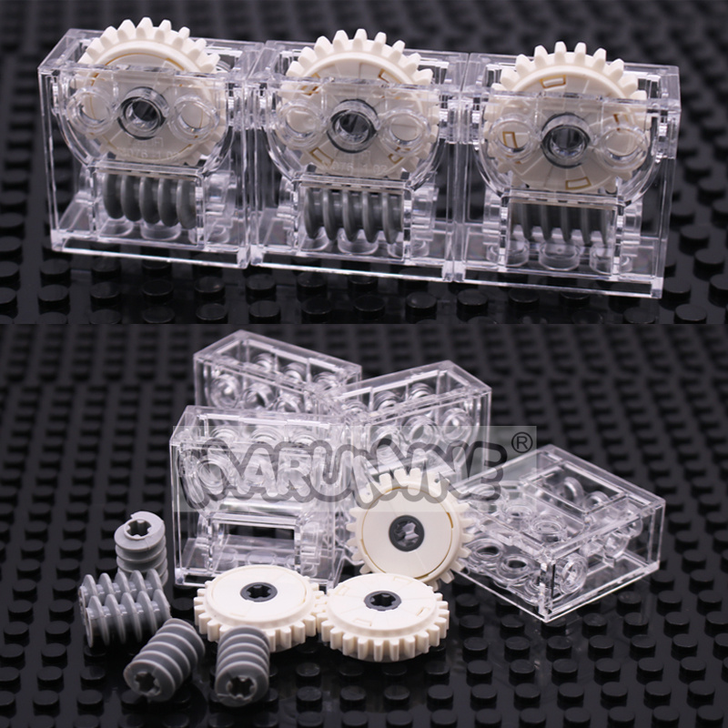 Motorcycle Gear Garage Storage - Marumine caixa de engrenagens moc bloco
