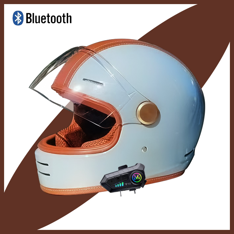 Motorcycle Gear Vintage - Capacete de motocicleta vintage Casque -
