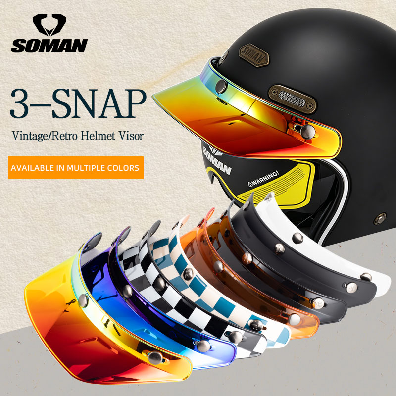 Viseira de Proteção Facial par - Motorcycle Gear Vintage avaliação e preço