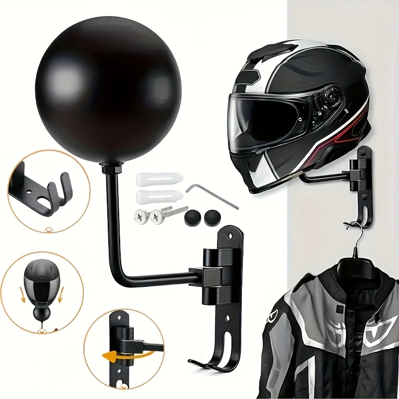 180 °   Suporte de Parede Gira - Motorcycle Gear Hanger avaliação e preço