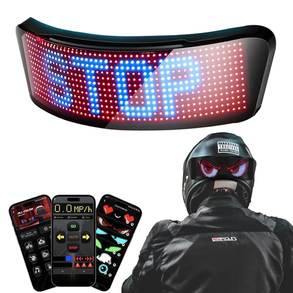 Display de capacete LED, luz t - Motorcycle Gear Hanger avaliação e preço
