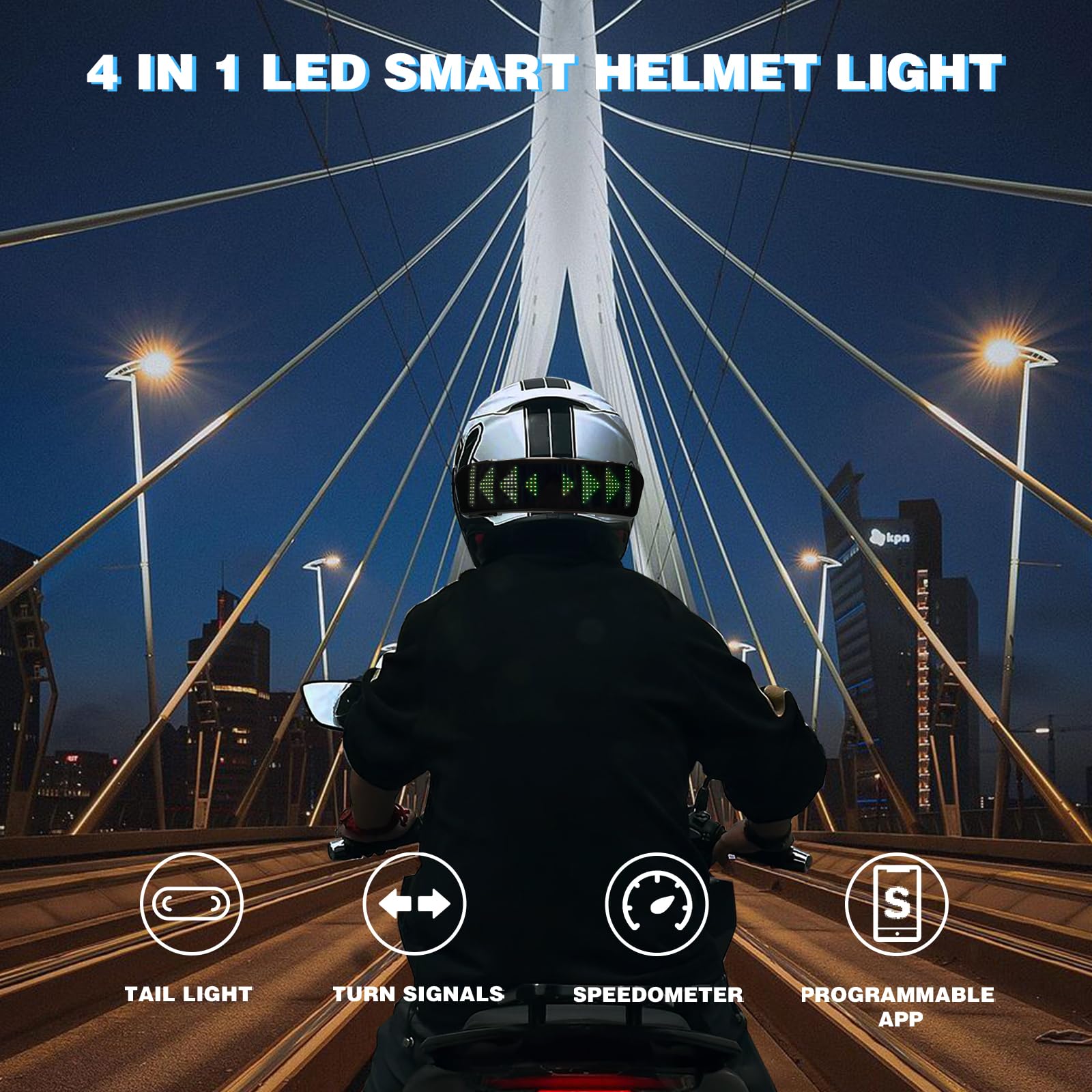 Display de capacete LED, luz t - Motorcycle Gear Hanger avaliação e preço