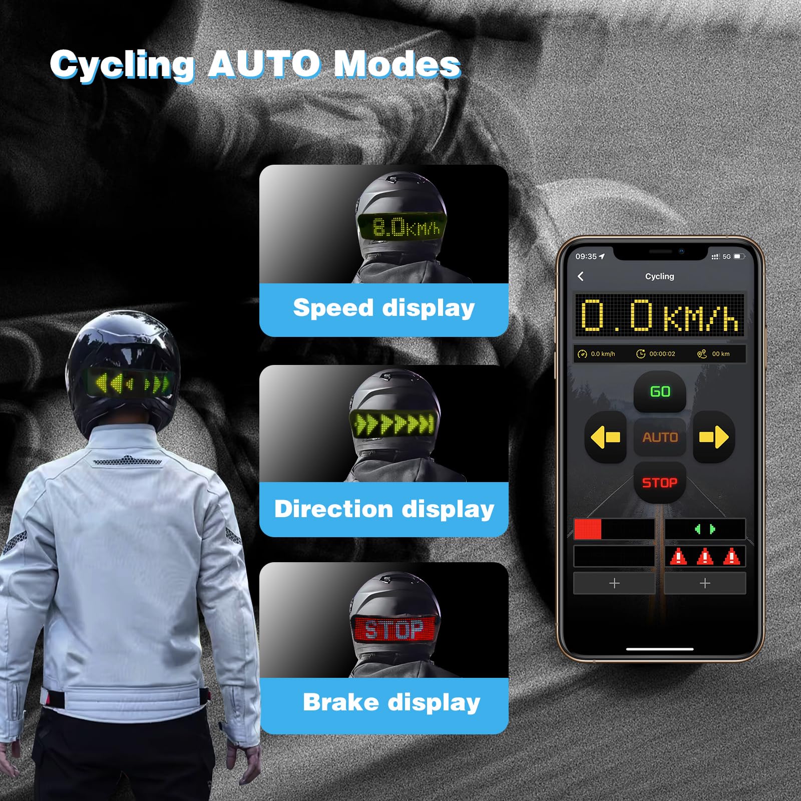 Display de capacete LED, luz t - Motorcycle Gear Hanger avaliação e preço