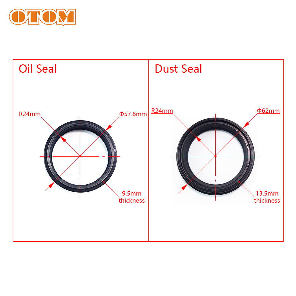 OTOM-Vedação a óleo do amortec - Motorcycle Gear Airbag avaliação e preço