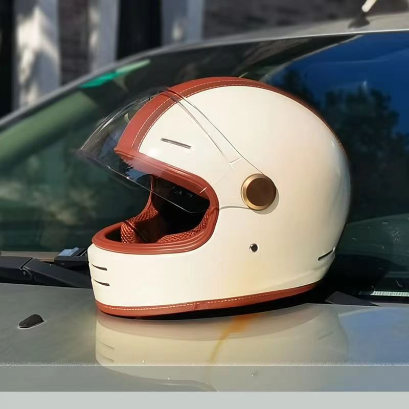 Capacete de motocicleta vintag - Motorcycle Gear Vintage avaliação e preço